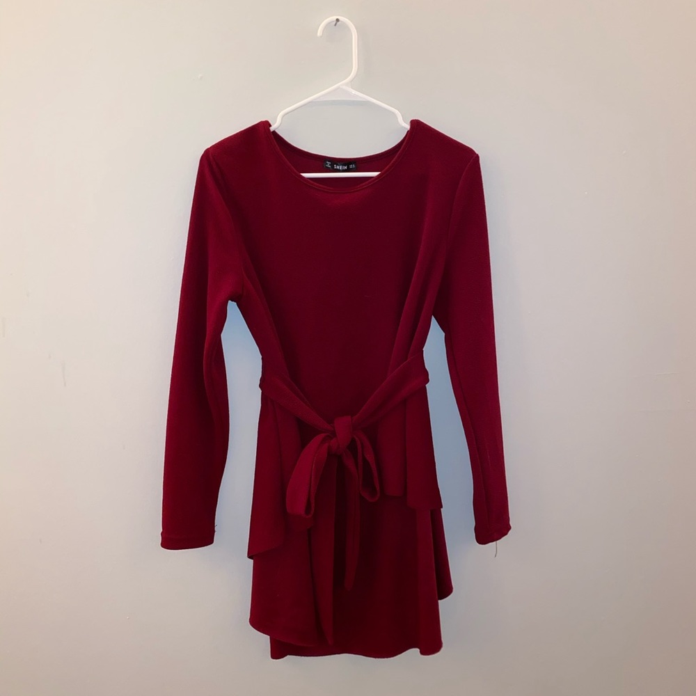 Belted blouse